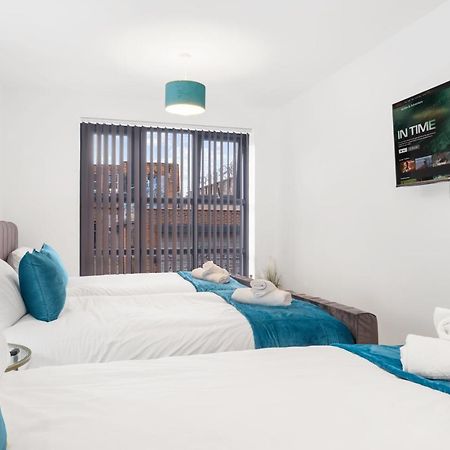 Ebra Stays - Choice Of 2 Or 3 Individual Beds - Luxury New Build Apartment ✪ City Centre, Digbeth ✓ Smart Tv'S & Large Corner Sofa - Birmingham Eksteriør billede