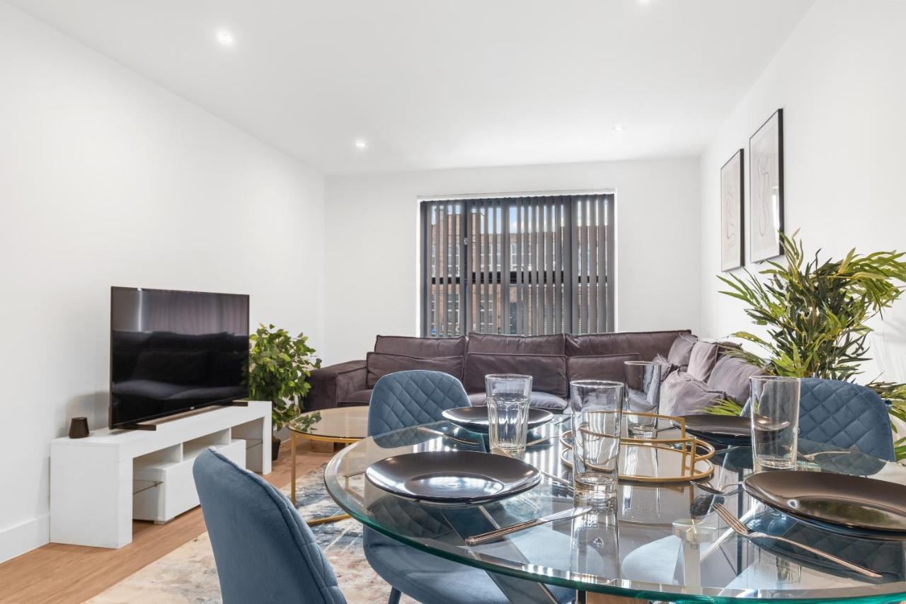 Ebra Stays - Choice Of 2 Or 3 Individual Beds - Luxury New Build Apartment ✪ City Centre, Digbeth ✓ Smart Tv'S & Large Corner Sofa - Birmingham Eksteriør billede