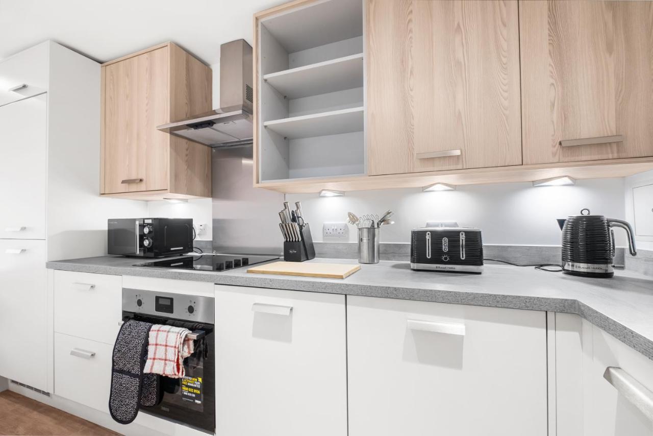 Ebra Stays - Choice Of 2 Or 3 Individual Beds - Luxury New Build Apartment ✪ City Centre, Digbeth ✓ Smart Tv'S & Large Corner Sofa - Birmingham Eksteriør billede